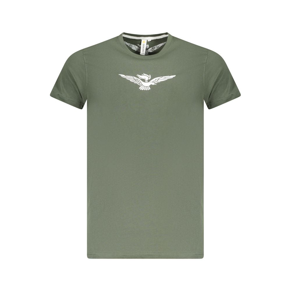 Grünes Baumwoll-T-Shirt der Accademia Militare