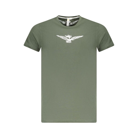 Grünes Baumwoll-T-Shirt der Accademia Militare