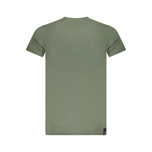 Grünes Baumwoll-T-Shirt der Accademia Militare
