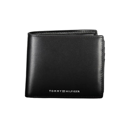 Tommy Hilfiger – Schwarze Lederbrieftasche