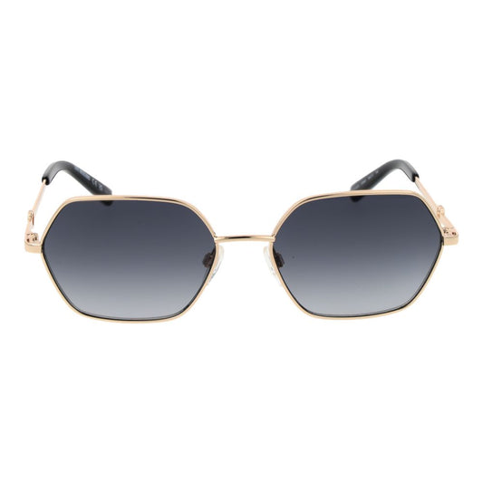Love Moschino Gold Metal Sunglasses