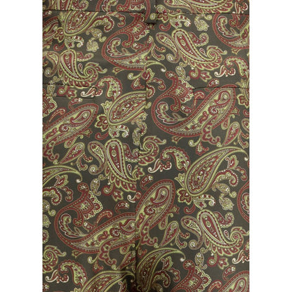 Saint Laurent Seidenhose mit Paisley-Muster