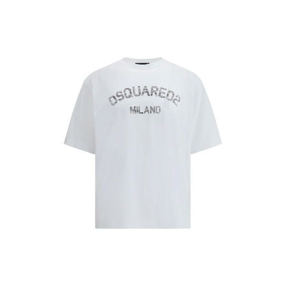 Dsquared² Weißes Baumwoll-T-Shirt