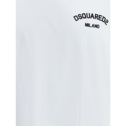 Dsquared² Weißes Baumwoll-T-Shirt