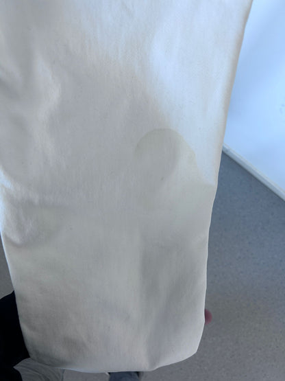 بنطلون جينز ضيق من دولتشي آند غابانا، قطني أبيض مطاطي، أودري