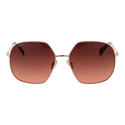 Max Mara Roségold Damen Sonnenbrille