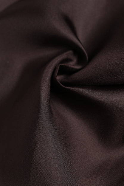 Dolce &amp; Gabbana Brauner quadratischer Foulard aus Seide mit DG Crown-Motiv für Herren