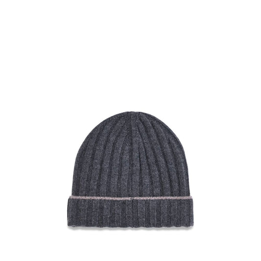 Brunello Cucinelli Gray Cashmere Beanie