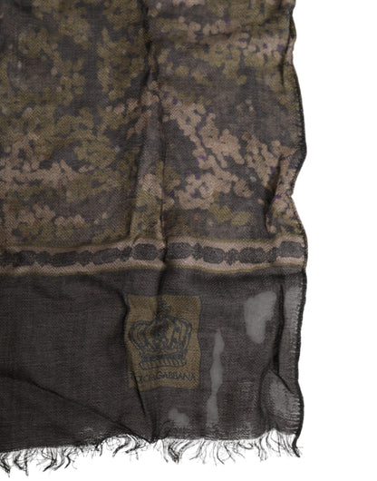 Dolce &amp; Gabbana – Camouflage-Halswärmer mit Wickel-Foulard