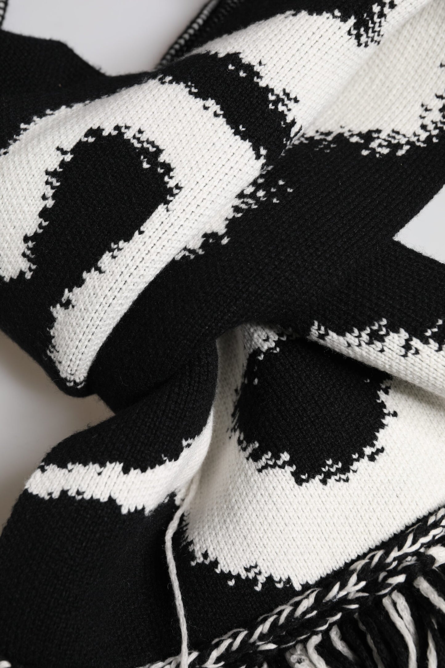 Dolce &amp; Gabbana – Schwarzer Logo-Halswärmer, Wickelschal für Herren