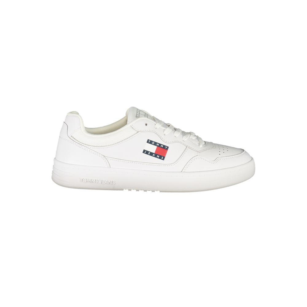 Tommy Hilfiger – Weiße Leder-Sneaker für Herren