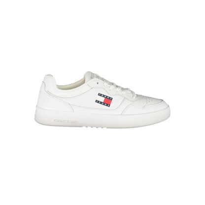 Tommy Hilfiger – Weiße Leder-Sneaker für Herren