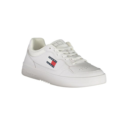 Tommy Hilfiger – Weiße Leder-Sneaker für Herren