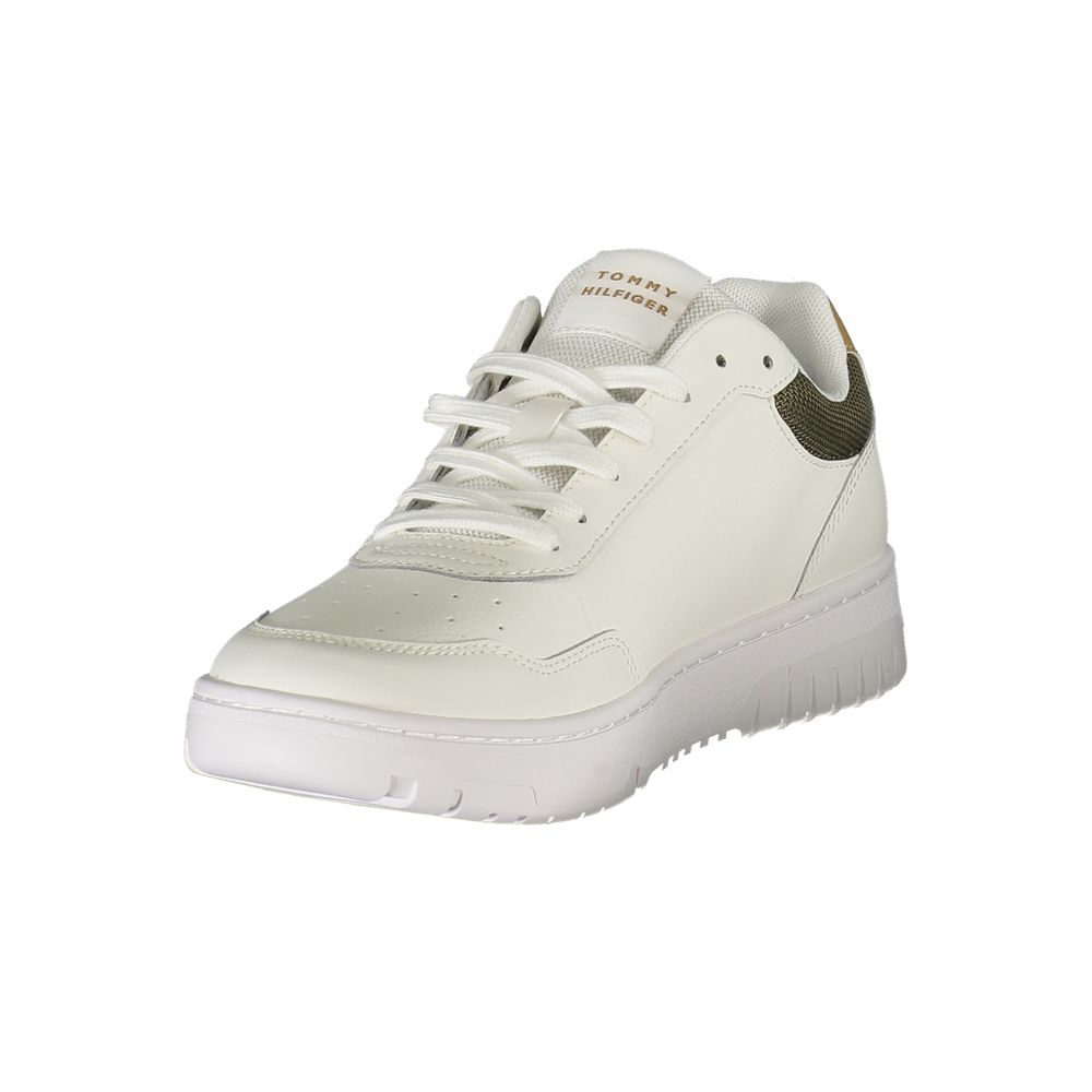 Tommy Hilfiger – Weiße Leder-Sneaker für Herren