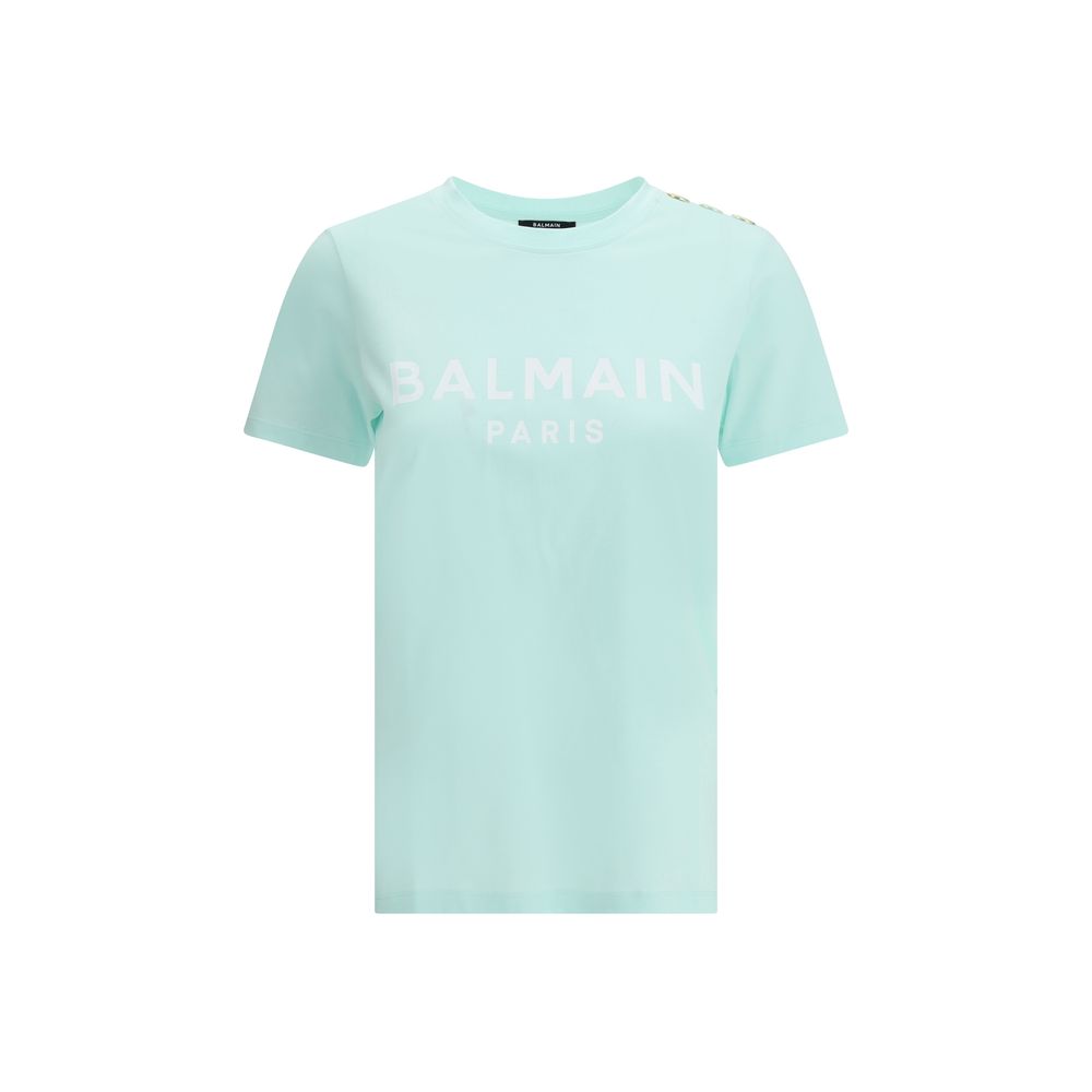 T-Shirt mit Balmain-Logo