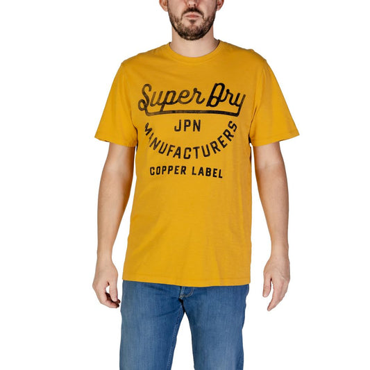 Orangefarbenes Baumwoll-T-Shirt von Superdry