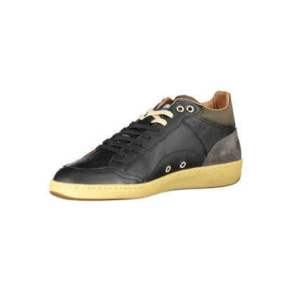 Blauer schwarzer Polyester-Sneaker