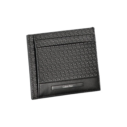 Calvin Klein Schwarze Lederbrieftasche