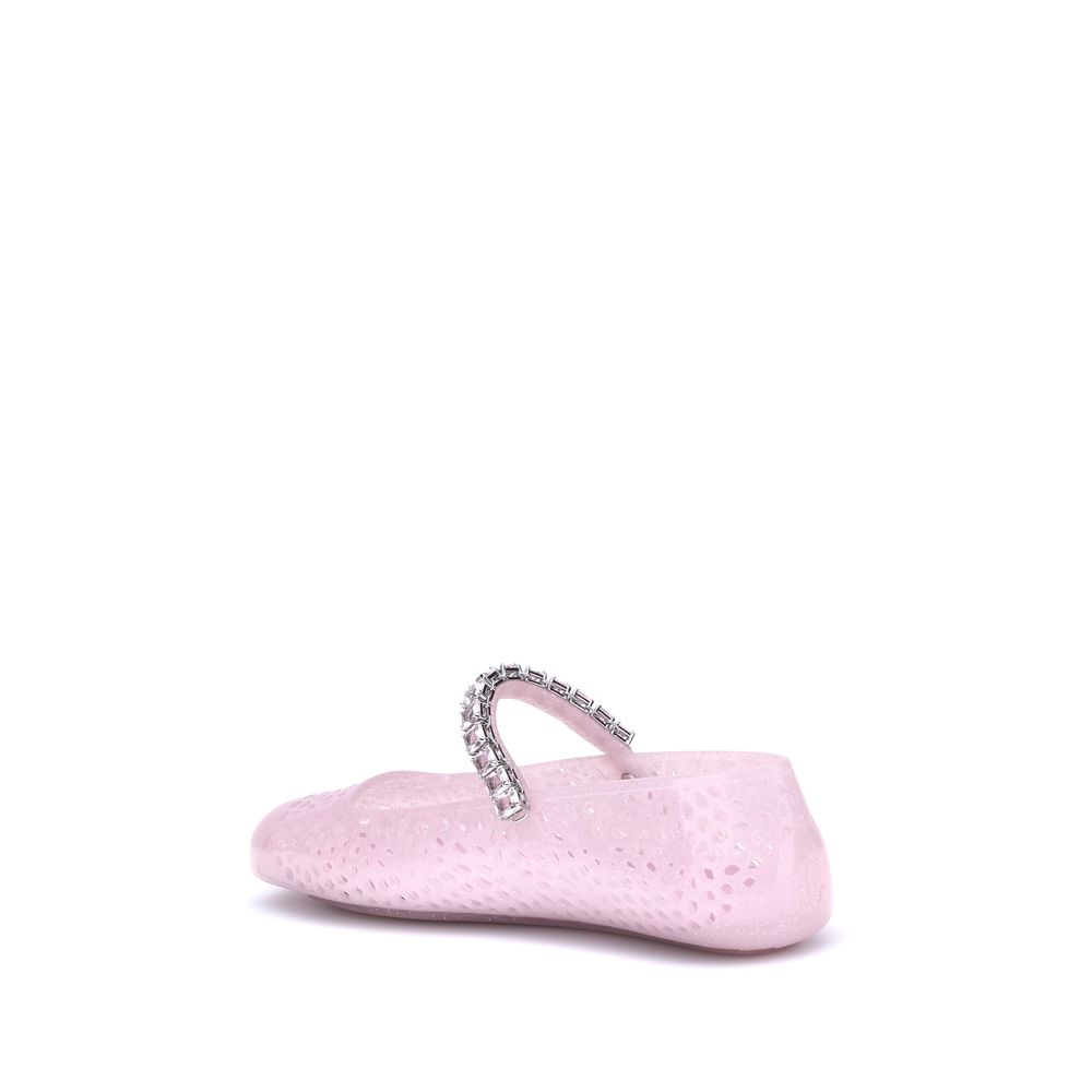 Jimmy Choo Ballerinas aus Polyurethan in verschiedenen Farben