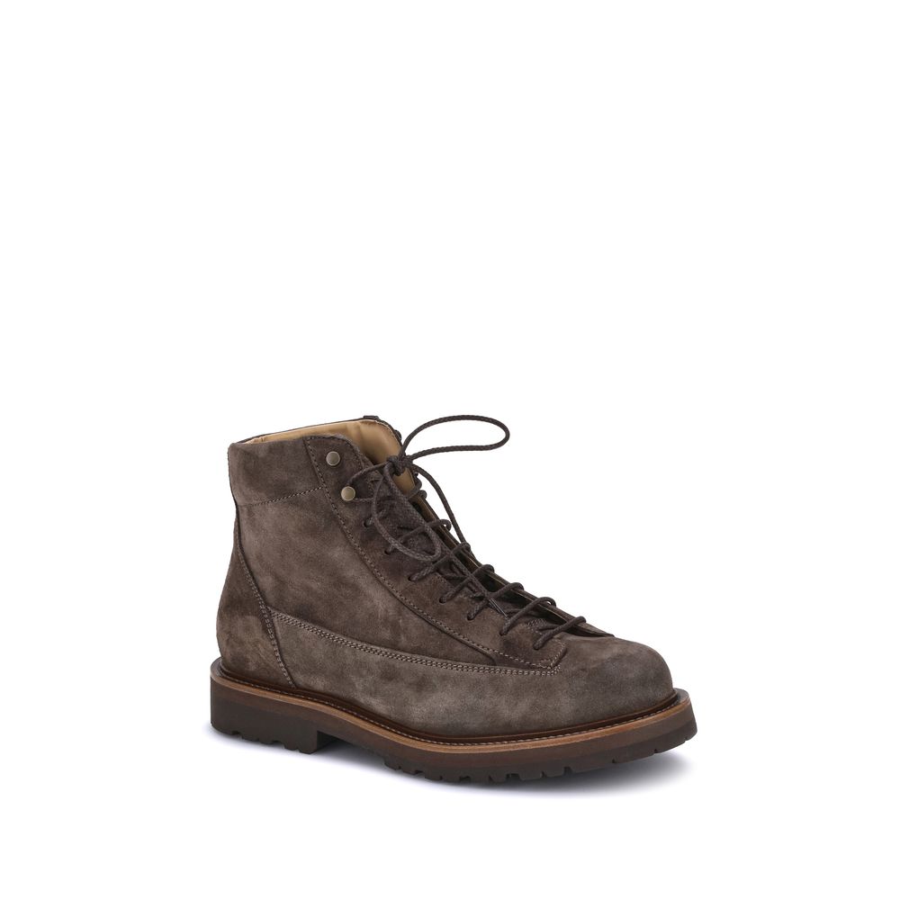 Brunello Cucinelli Wildleder-Stiefeletten