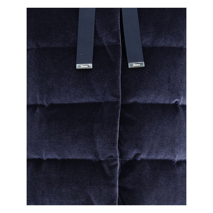 Herno Daunenjacke aus Baumwolle mit Chenille-Effekt