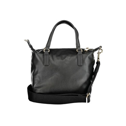 Tommy Hilfiger – Schwarze Polyester-Handtasche