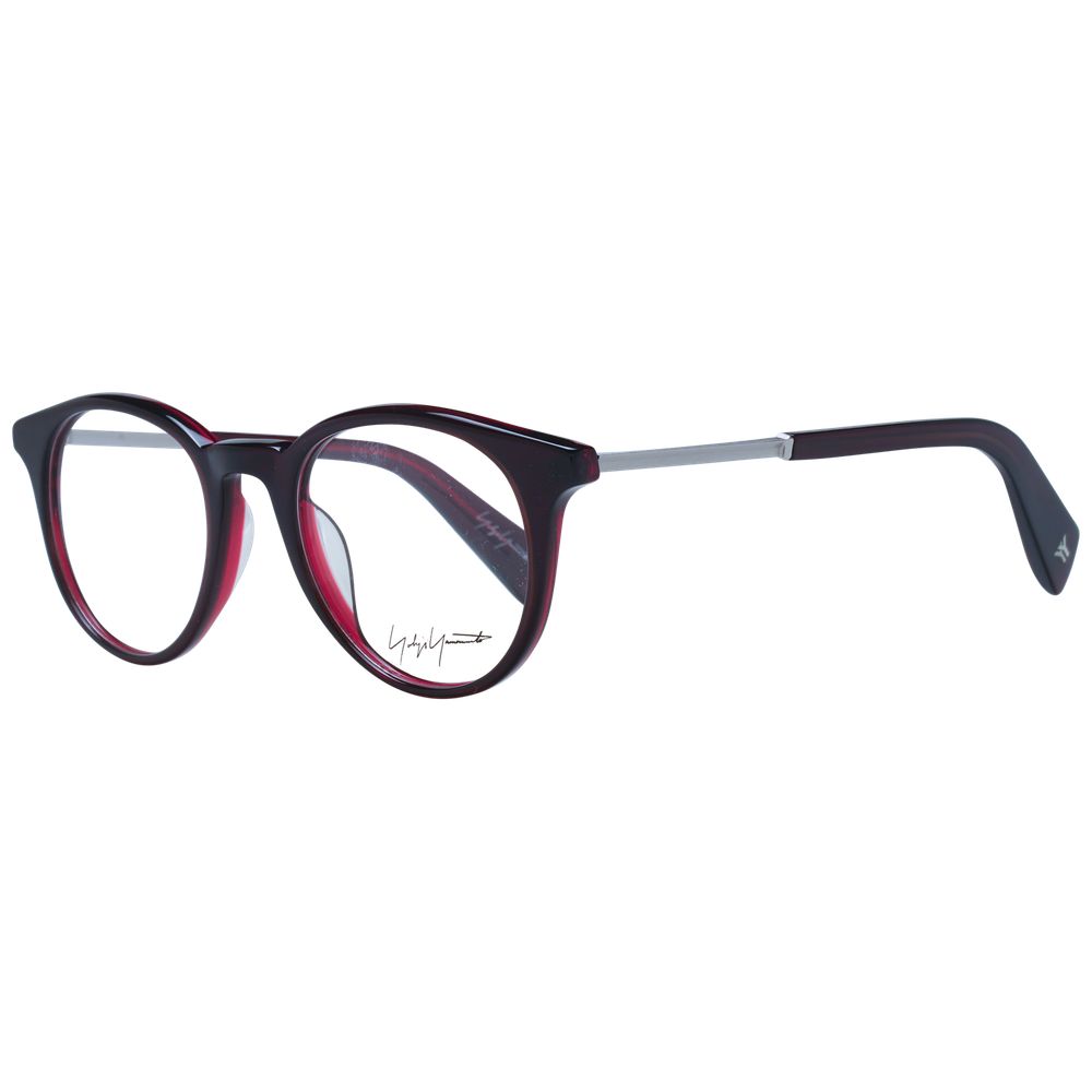 Yohji Yamamoto Rote Unisex-Brillenfassung