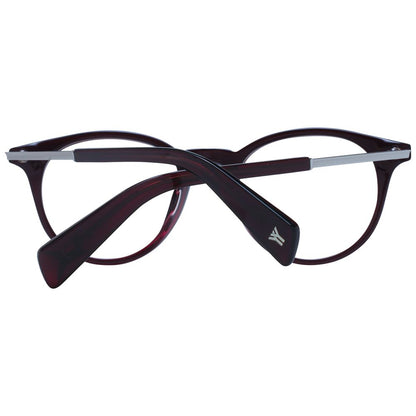 Yohji Yamamoto Rote Unisex-Brillenfassung