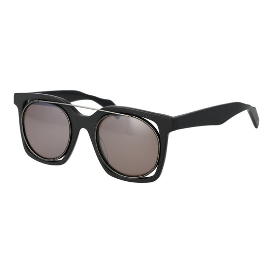 Yohji Yamamoto Graue Unisex-Sonnenbrille