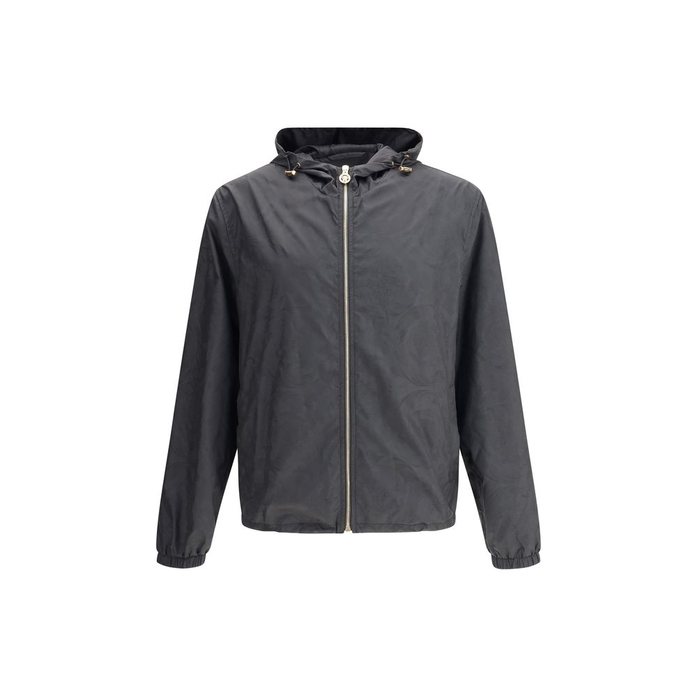 Versace Jacke aus schwarzem Polyester.