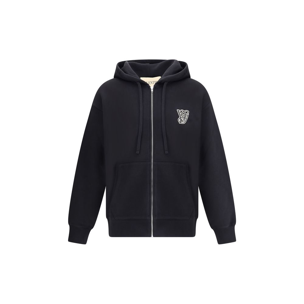 Valentino Schwarzes Baumwoll-Sweatshirt