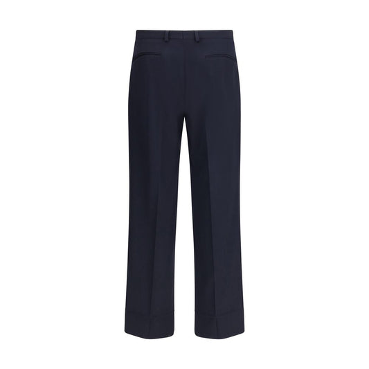 Valentino Blaue Wollhose aus Fleece