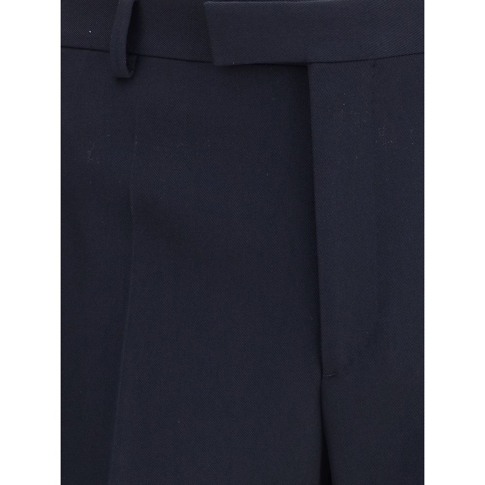 Valentino Blaue Wollhose aus Fleece