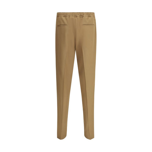 Valentino Braune Freizeithose aus Polyester