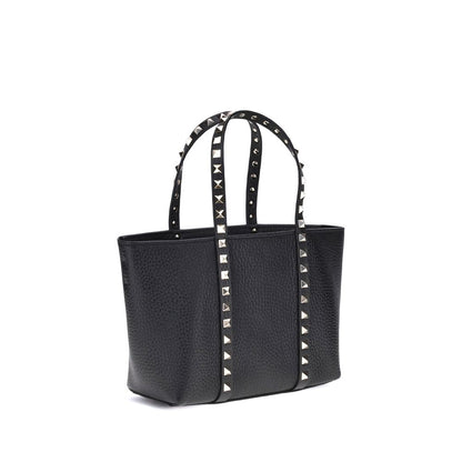 Valentino Garavani Schultertasche aus schwarzem Kalbsleder (Bos Taurus)