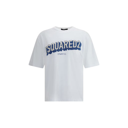Dsquared² Blaues Baumwoll-T-Shirt