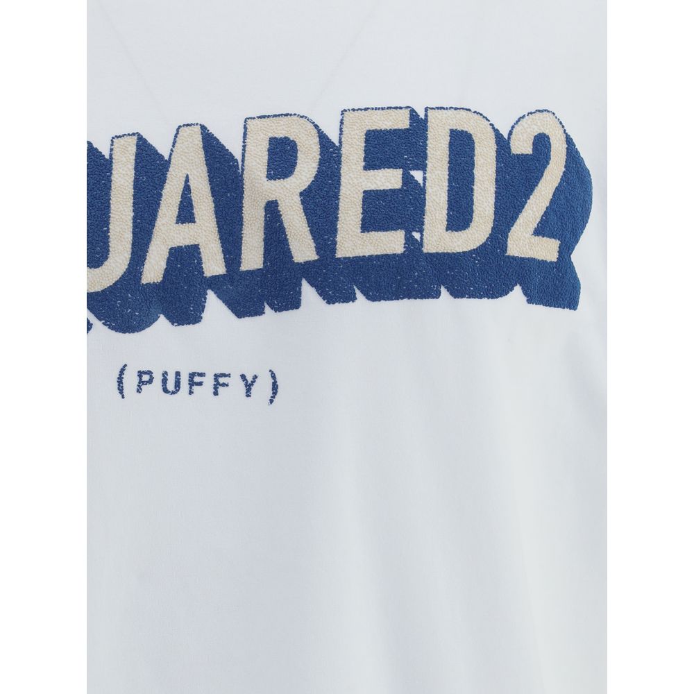 Dsquared² Blaues Baumwoll-T-Shirt