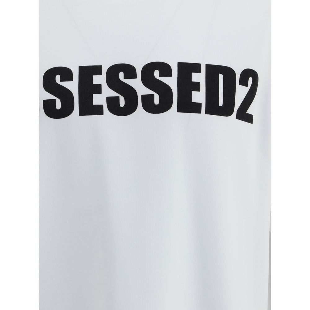 Dsquared² Weißes Baumwoll-T-Shirt