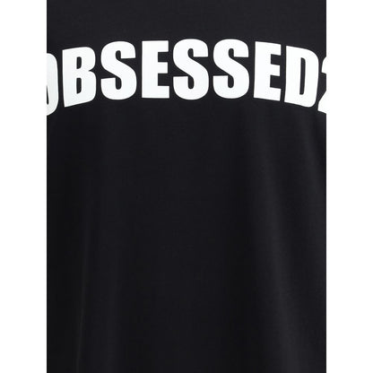 Dsquared² Schwarzes Baumwoll-T-Shirt