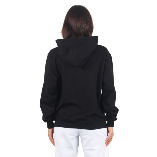 Hinnominate Schwarzer Baumwoll-Hoodie für Damen