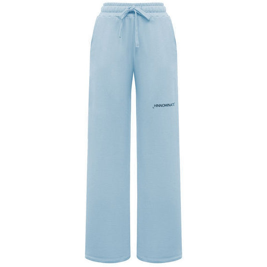 Hinnominate Blaue Palazzo-Hose aus Baumwolle für Damen