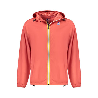 K-WAY Rote Polyamid-Herrenjacke