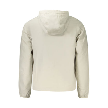 K-WAY Beige Nylon Men Jacket