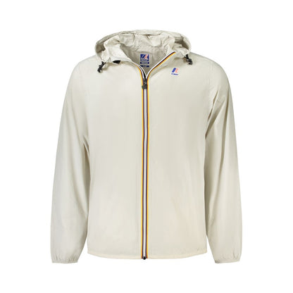 K-WAY Beige Polyamid Herrenjacke