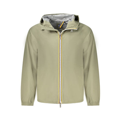 K-WAY Grüne Polyester Herrenjacke