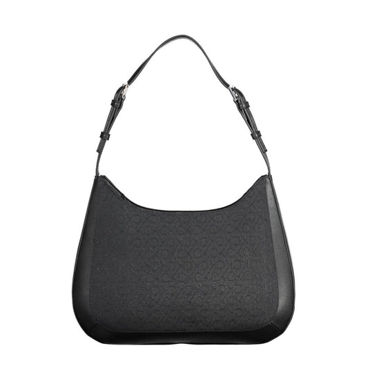 Calvin Klein Schwarze Polyester-Handtasche