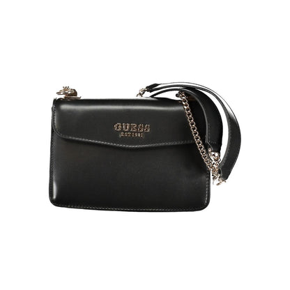 Guess Jeans – Schwarze Polyethylen-Handtasche