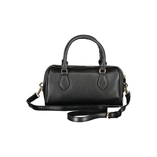 Mario Valentino Schwarze Polyethylen-Handtasche