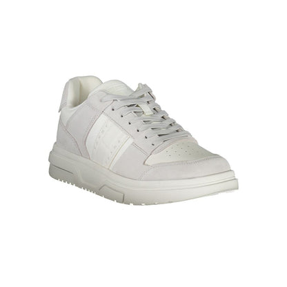 Tommy Hilfiger – Weiße Polyester-Sneaker