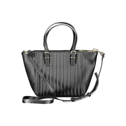 Tommy Hilfiger – Schwarze Polyethylen-Handtasche